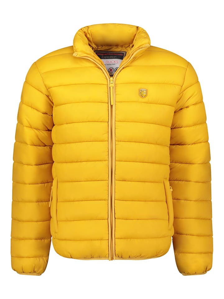 Geographical Norway Kurtka pikowana "Amigotal" w kolorze musztardowym rozmiar: S
