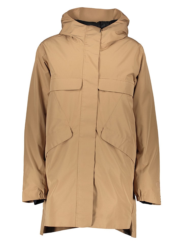 PICTURE Parka puchowa "Gallarie" w kolorze jasnobrązowym rozmiar: XS