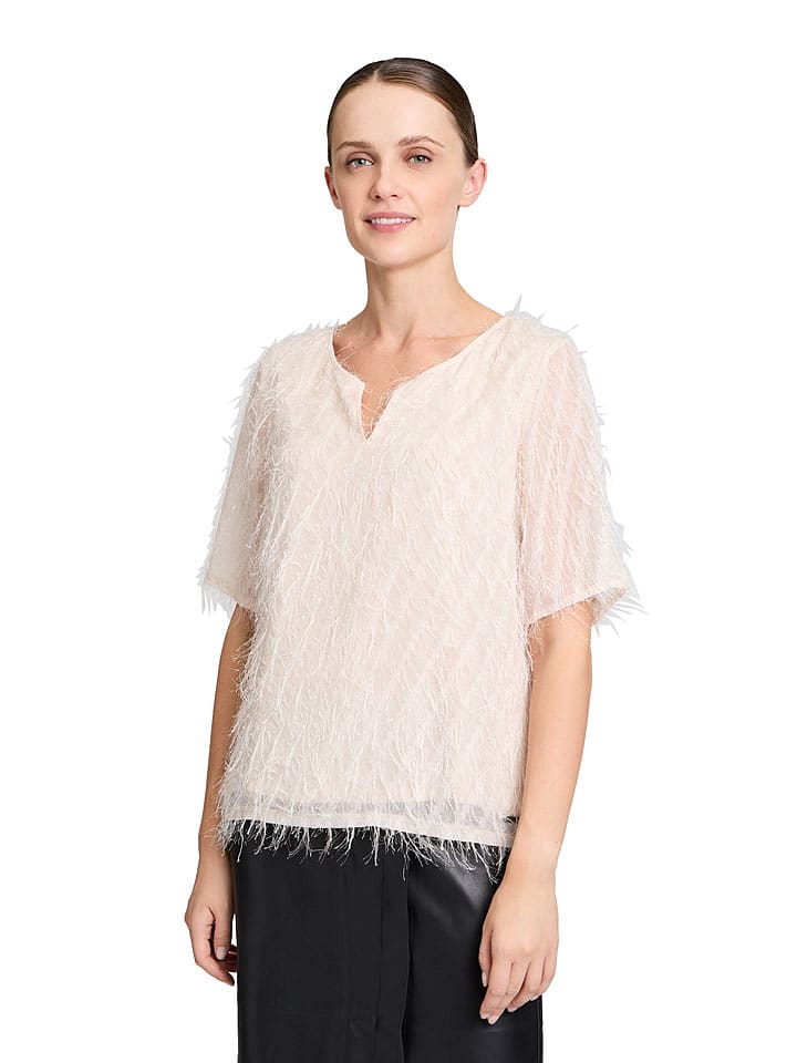 BETTY & CO Bluzka w kolorze kremowym rozmiar: 44