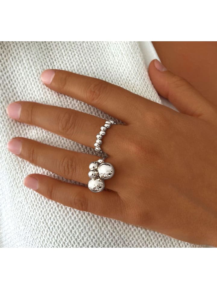 Eclat d'Argent Srebrny pierścionek rozmiar: 50