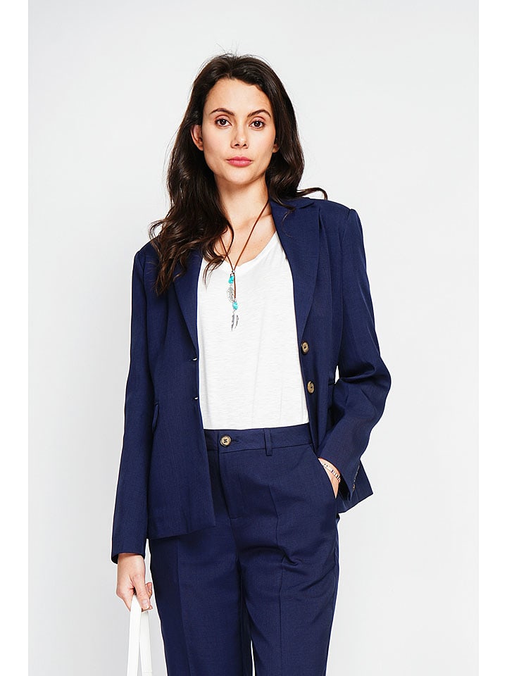 Le Jardin du Lin Blezer w kolorze granatowym rozmiar: 38