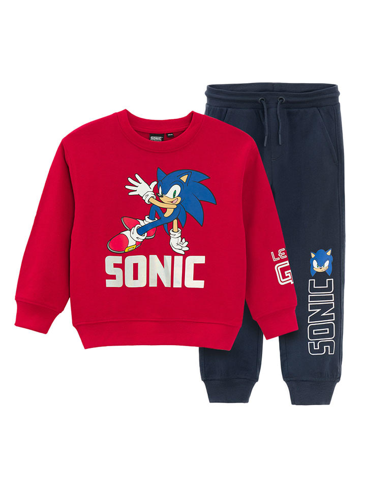 COOL CLUB 2-częściowy zestaw w kolorze granatowo-czerwonym rozmiar: 122