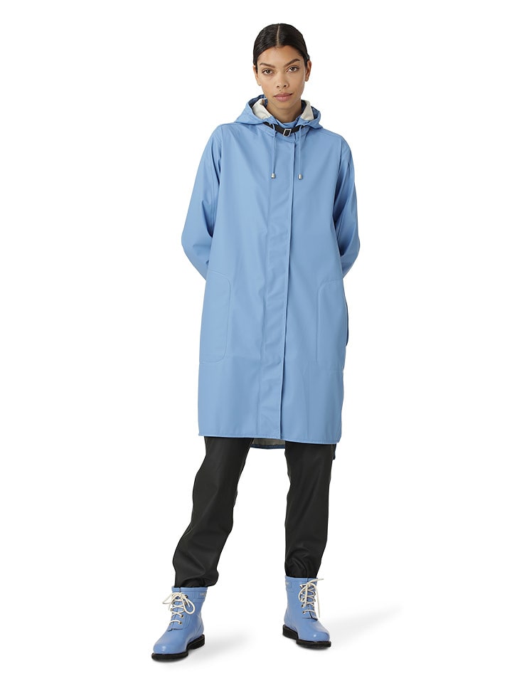 Ilse Jacobsen Płaszcz przeciwdeszczowy w kolorze błękitnym rozmiar: 40