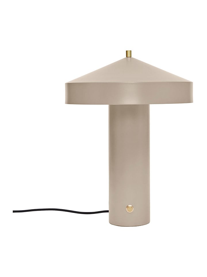 OYOY living design Lampa stołowa "Hatto" w kolorze beżowym - wys. 30 x Ø 41 cm rozmiar: onesize