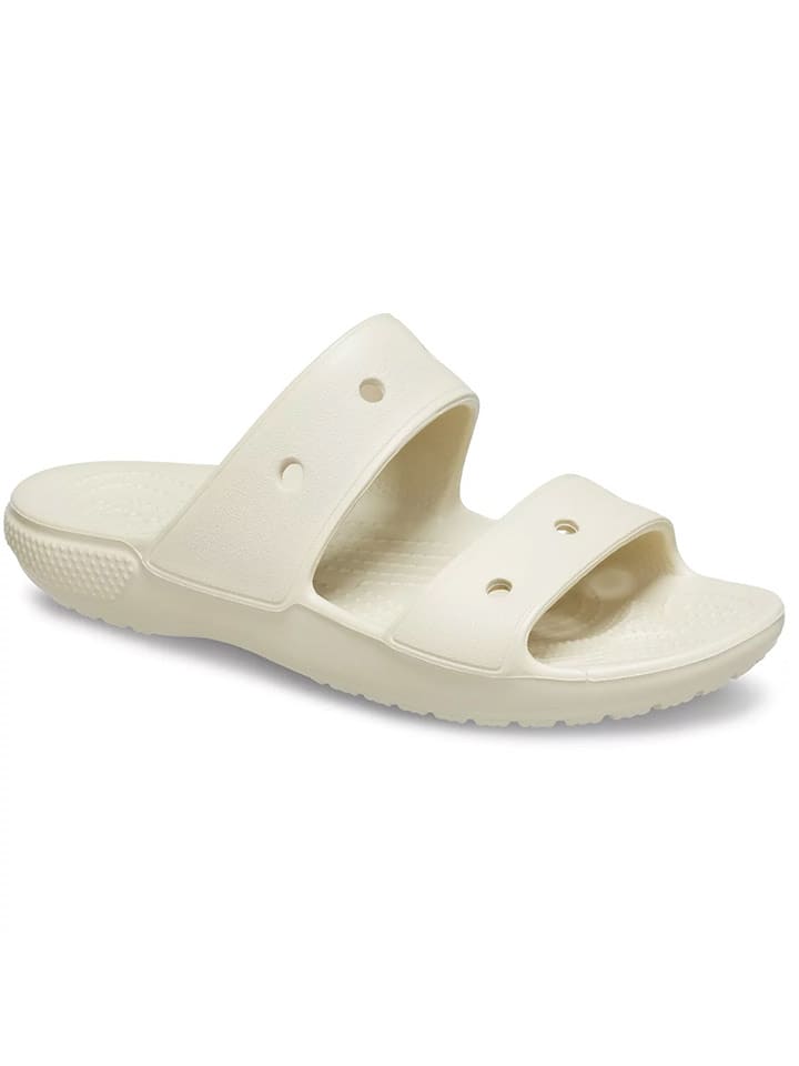 Crocs Klapki "Classic" w kolorze kremowym rozmiar: 48/49