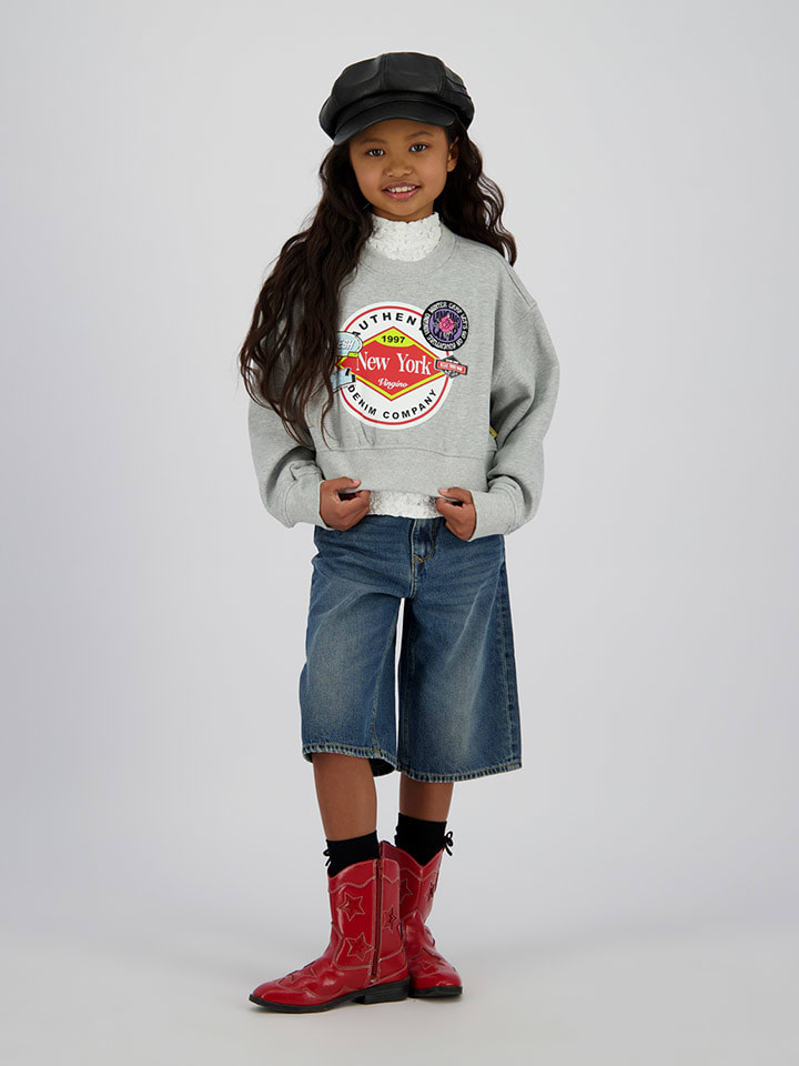 Vingino Bluza "Nomire" w kolorze szarym rozmiar: 116