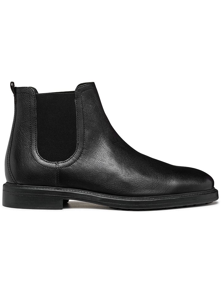 Geox Skórzane sztyblety "Tiberio" w kolorze czarnym rozmiar: 40