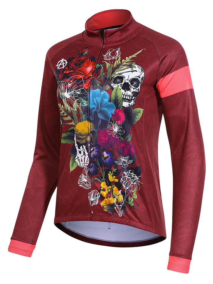 Protective Koszulka kolarska "P-New Rose" w kolorze czerwonym rozmiar: 44