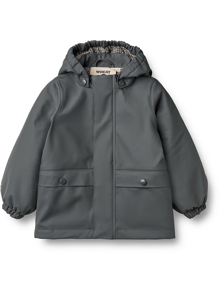 Wheat Termiczna kurta przeciwdeszczowa "Aju" w kolorze granatowym rozmiar: 98
