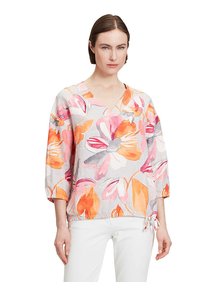 Betty Barclay Lniana bluzka ze wzorem rozmiar: 36