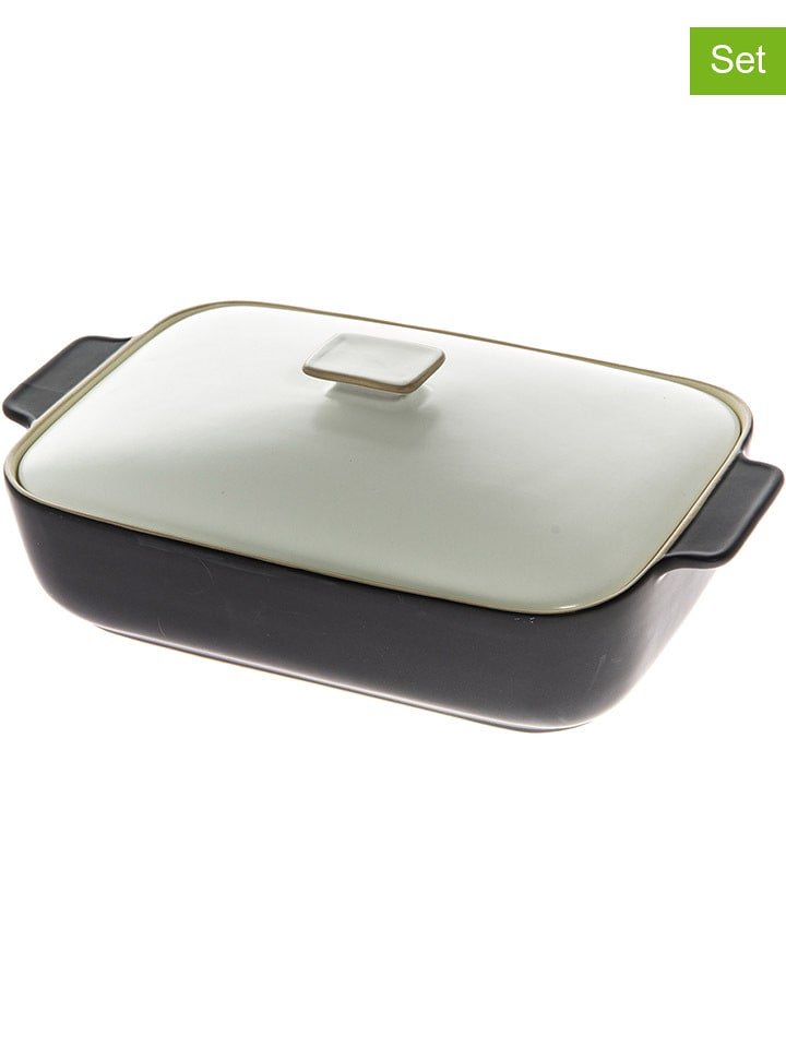 Maku 2-częściowy zestaw w kolorze czarno-białym - 36 x 21,5 cm rozmiar: onesize