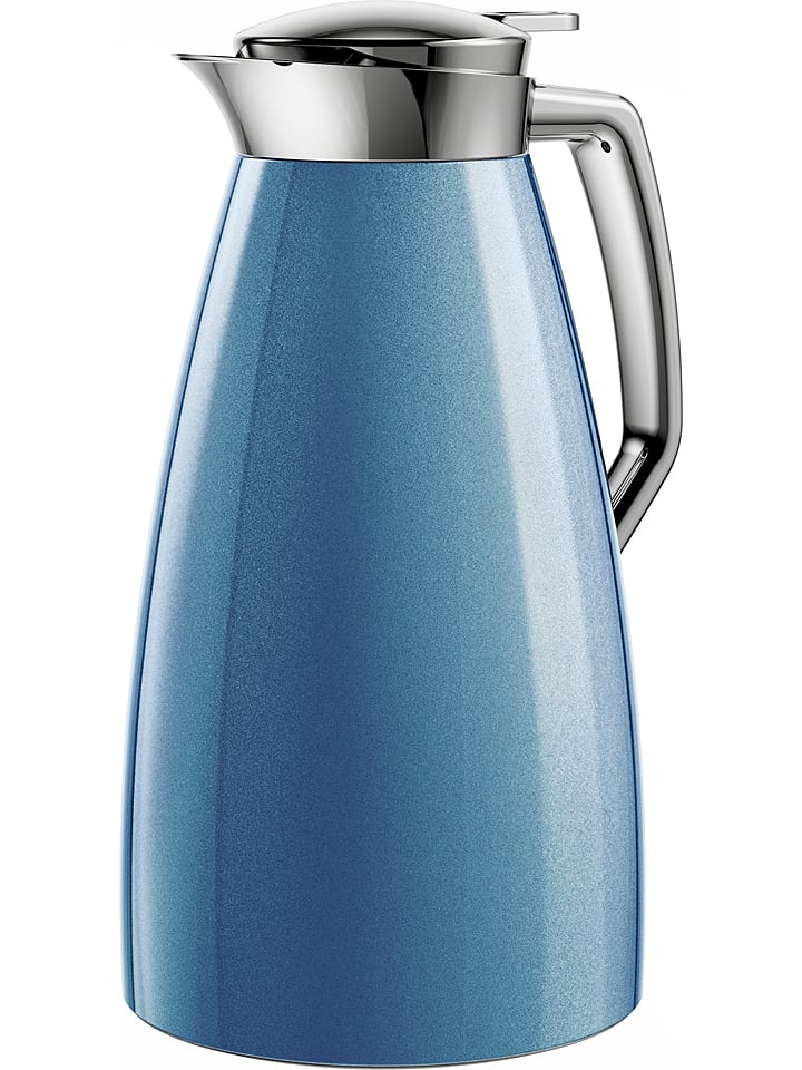 Emsa Dzbanek termiczny "Plaza" w kolorze niebieskim - 1 l rozmiar: onesize