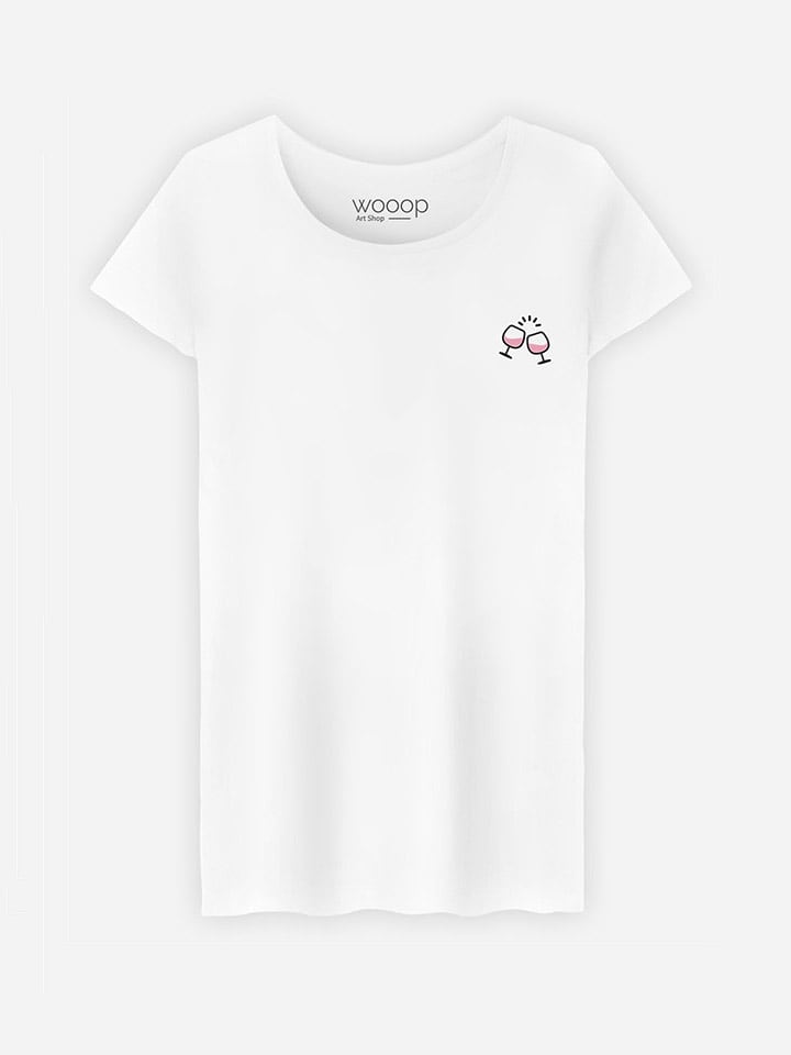 WOOOP Koszulka w kolorze białym rozmiar: L