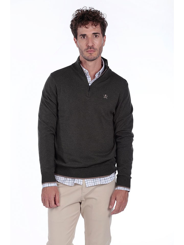 The Time of Bocha Sweter w kolorze antracytowym rozmiar: L