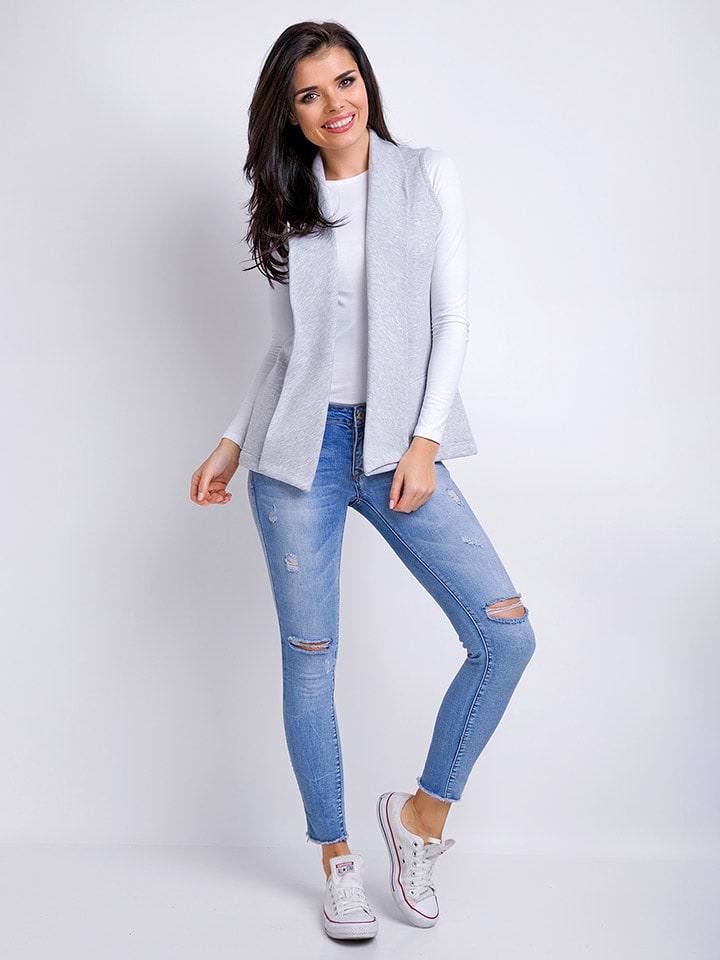 Awama Kamizelka w kolorze szarym rozmiar: L/XL