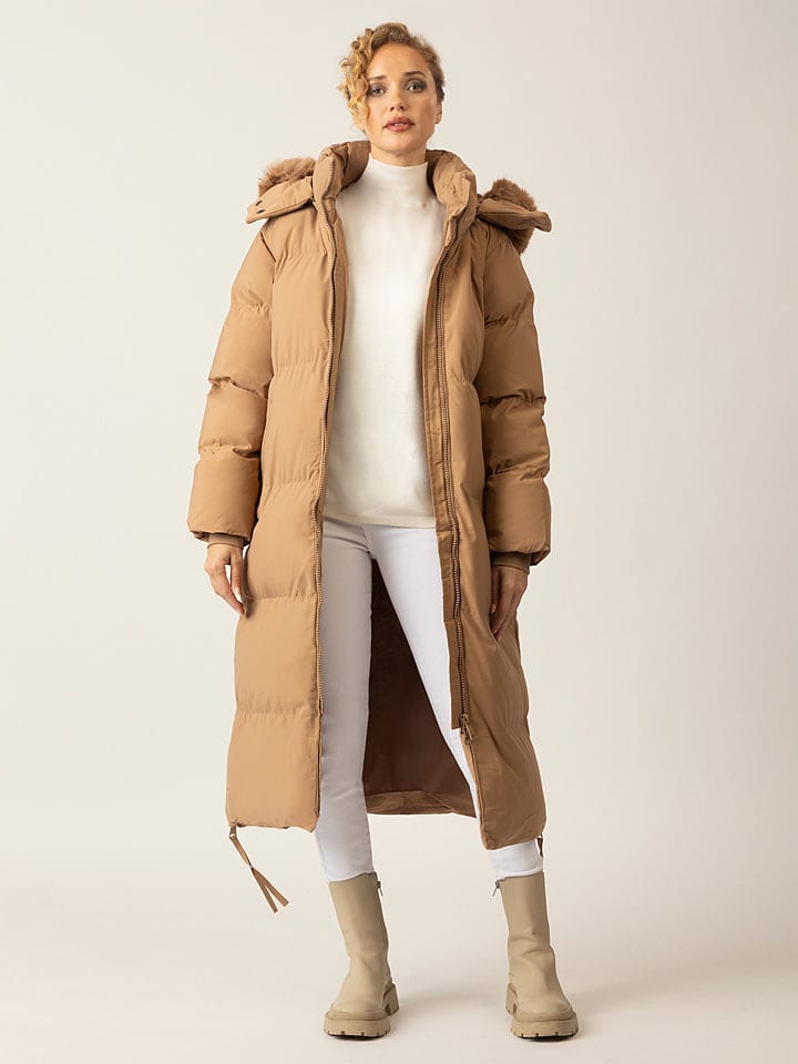 APART Płaszcz zimowy w kolorze karmelowym rozmiar: 36