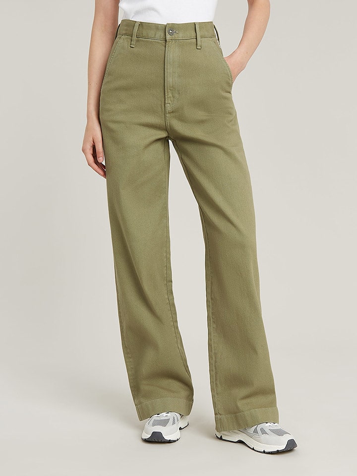 G-Star Spodnie chino w kolorze khaki rozmiar: W29/L32