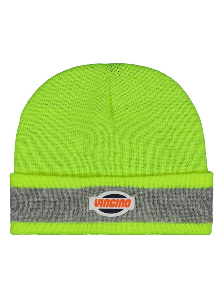 Vingino Czapka "Vatoni" w kolorze zielonym rozmiar: 122-140