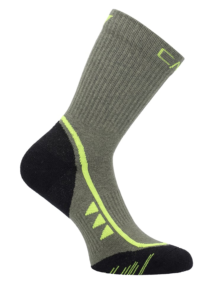 CMP Skarpety trekkingowe w kolorze khaki rozmiar: 31/33