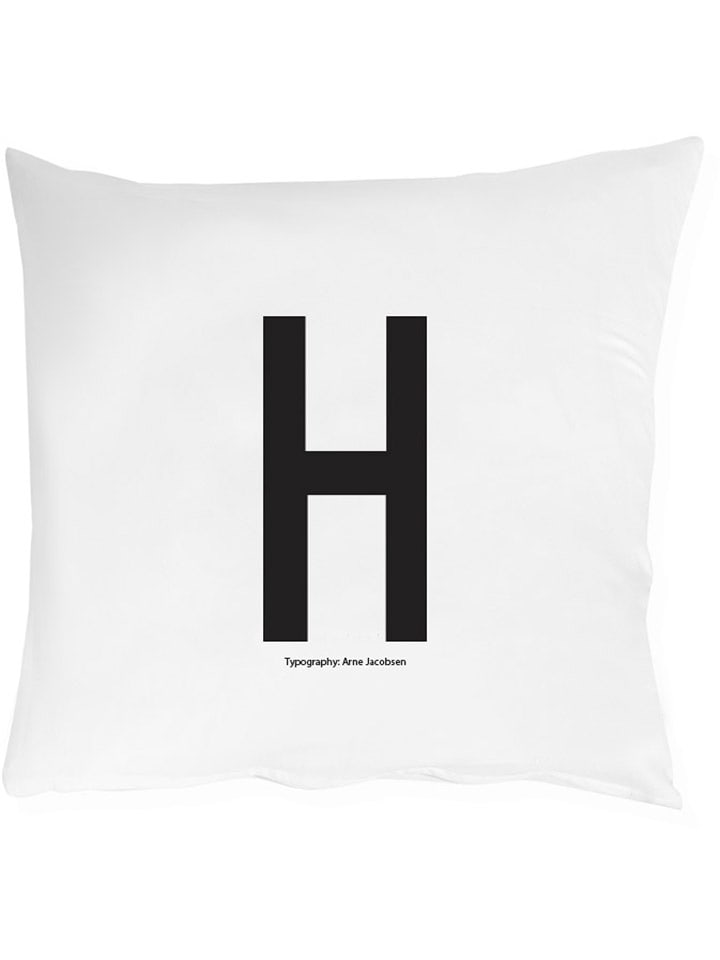Design Letters Poszewka w kolorze białym na poduszkę - 80 x 80 cm rozmiar: onesize