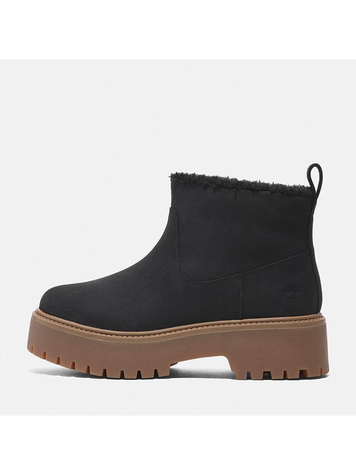 Timberland Skórzane botki "Stone Street" w kolorze czarnym rozmiar: 39,5