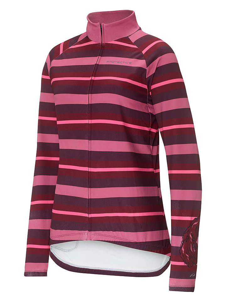 Protective Koszulka kolarska ''P-Fergus" w kolorze czerwono-jasnoróżowo-fioletowym rozmiar: 42