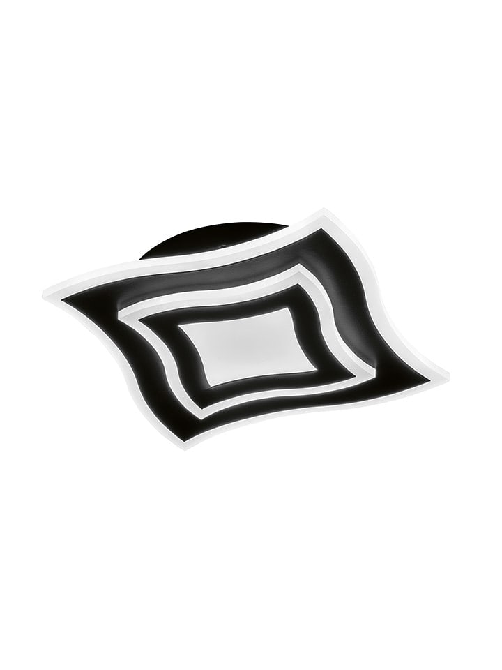 FISCHER & HONSEL Lampa sufitowa LED "Gorden" w kolorze czarnym - 32,5 x 32,5 cm rozmiar: onesize