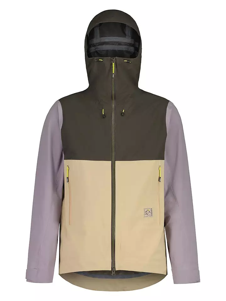 Maloja Kurtka funkcyjna "CollerinM." w kolorze beżowo-fioletowo-oliwkowym rozmiar: M