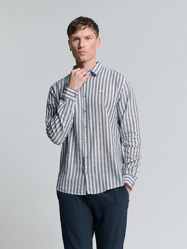 No Excess Koszula - Regular fit - w kolorze szarym rozmiar: XL