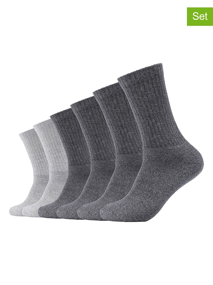 s.Oliver Skarpety (6 par) w kolorze szarym rozmiar: 35-38