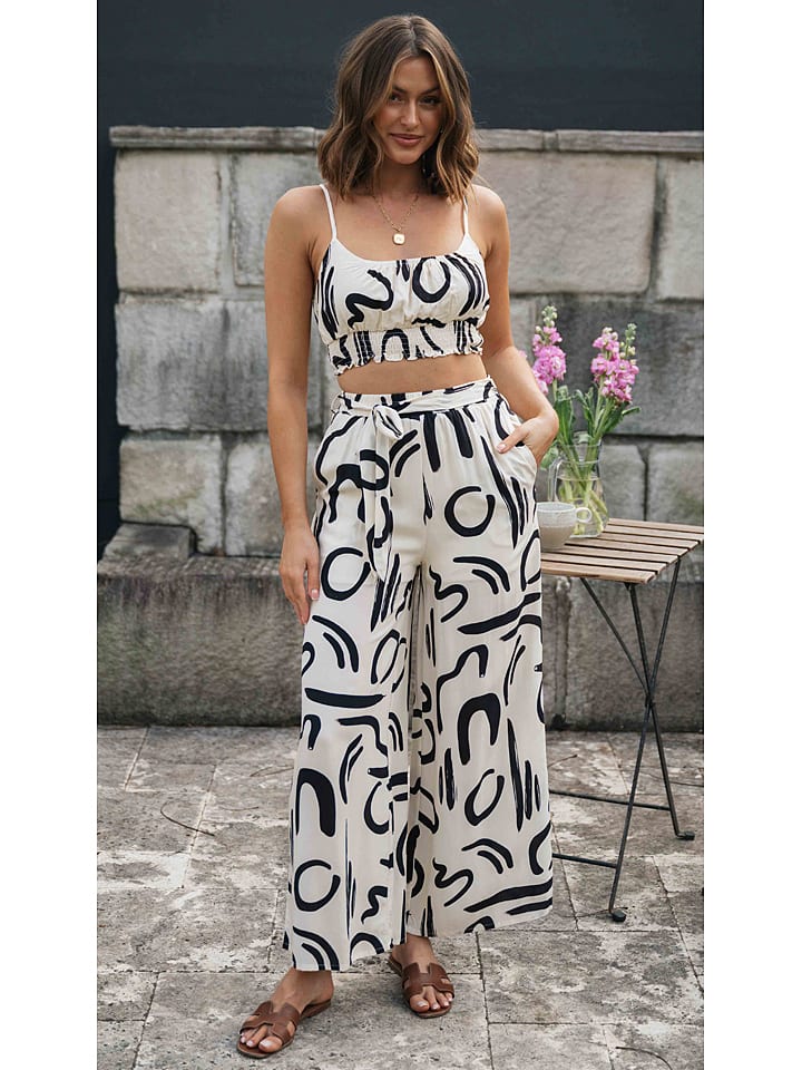 LA Angels 2-częściowy zestaw w kolorze biało-czarnym rozmiar: XL