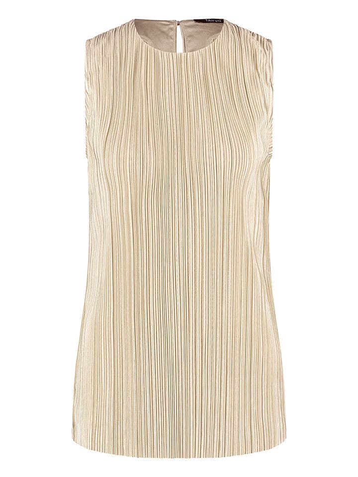 TAIFUN Bluzka w kolorze beżowym rozmiar: 40