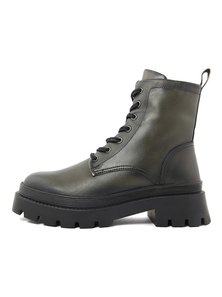 Studio 88 Botki w kolorze khaki rozmiar: 40