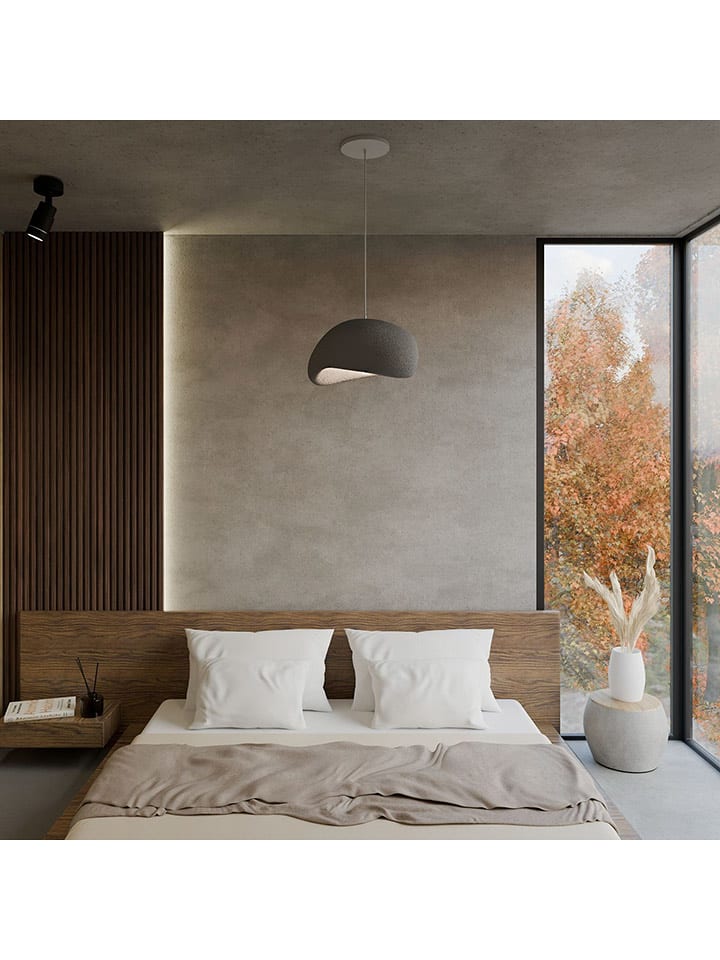 Opviq Lampa wisząca w kolorze szarym - Ø 34 cm rozmiar: onesize