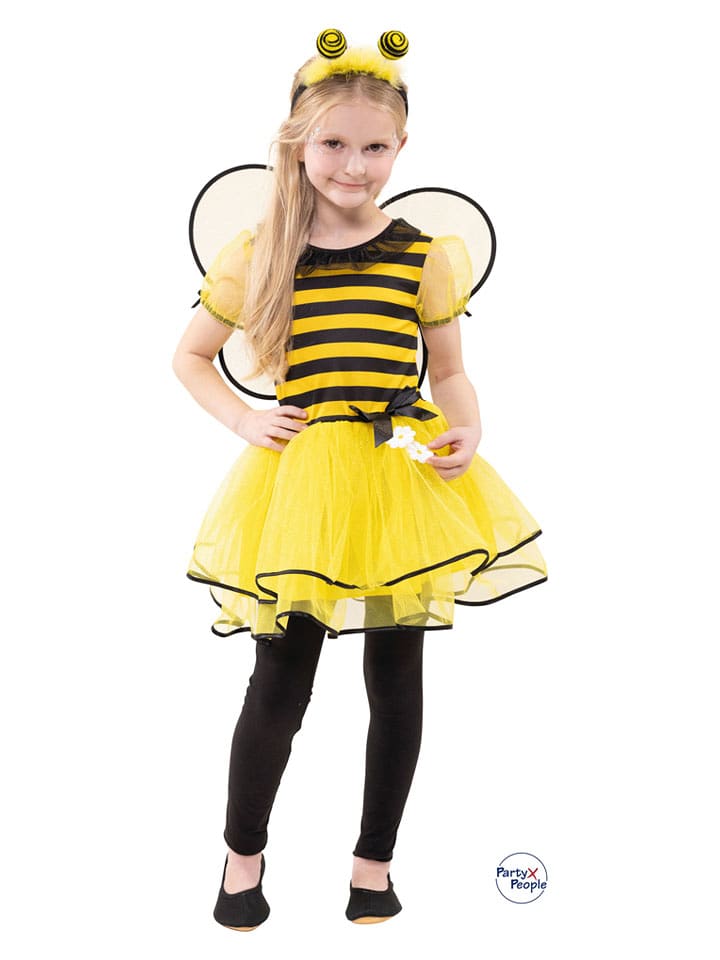 Party x People 3-częściowy kostium "Bees" w kolorze żółtym rozmiar: 92