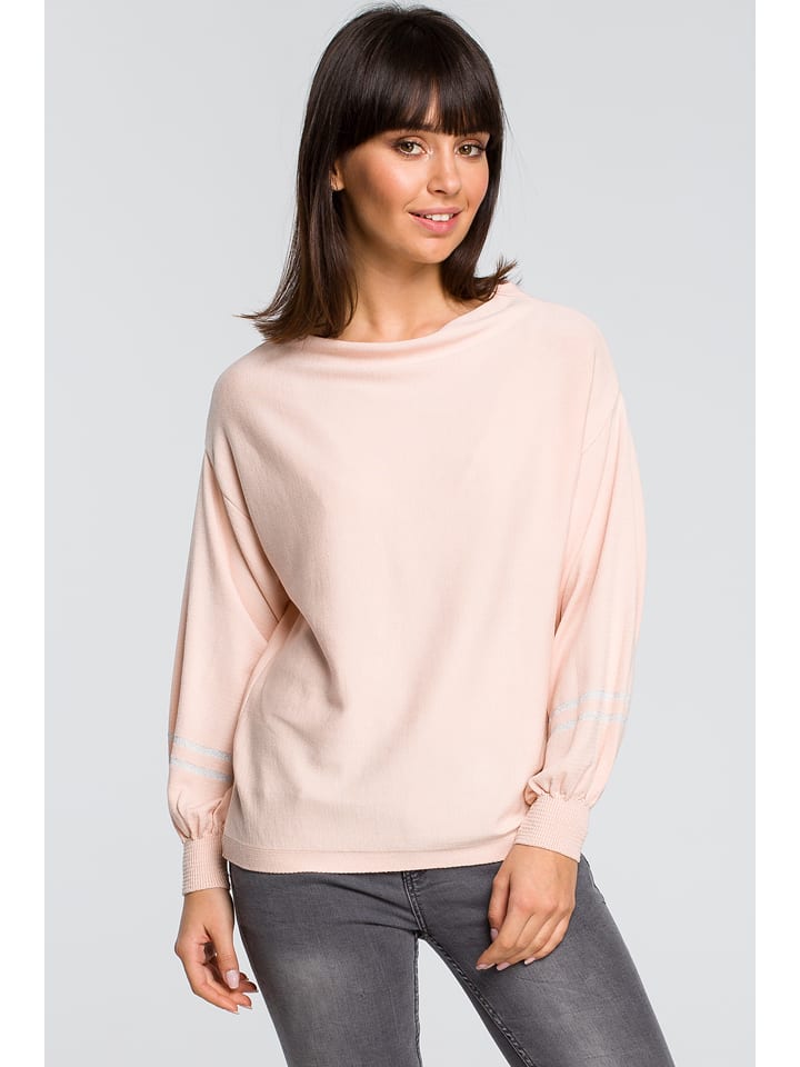 Be Wear Sweter w kolorze jasnoróżowym rozmiar: onesize