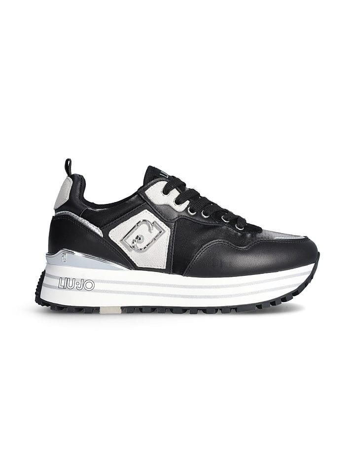 Liu Jo Skórzane sneakersy w kolorze czarnym rozmiar: 38