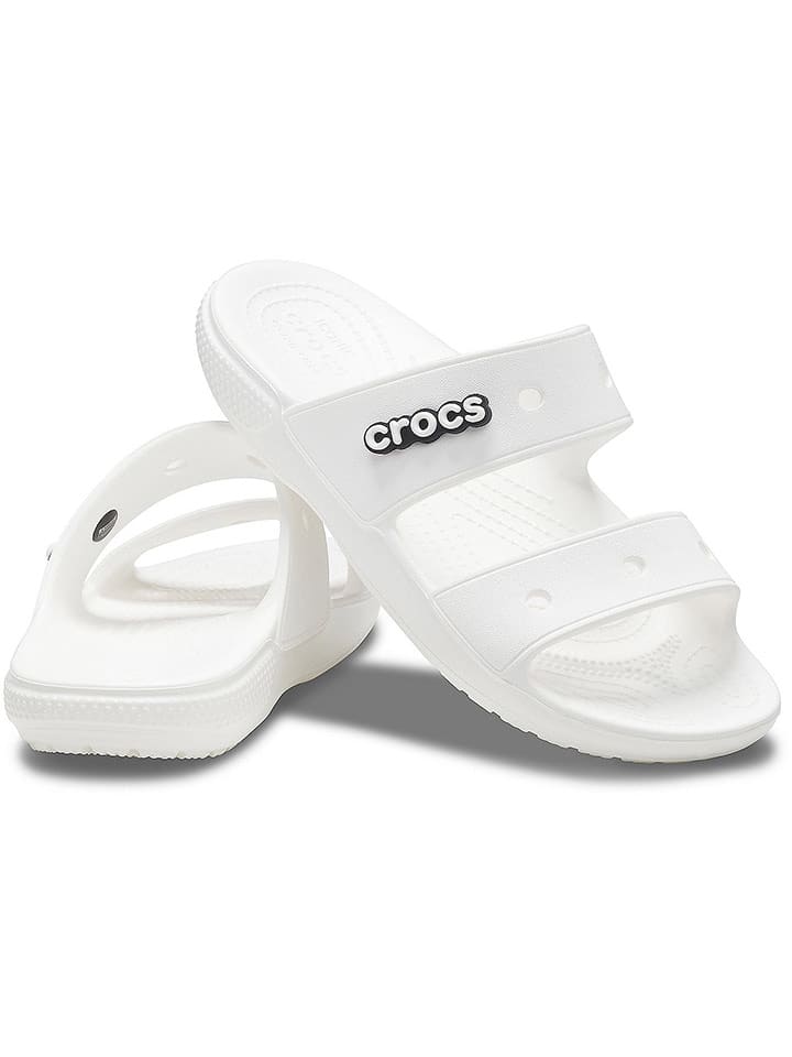 Crocs Klapki "Classic" w kolorze białym rozmiar: 45/46