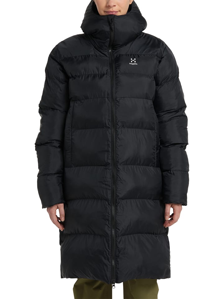 Haglöfs Płaszcz pikowany "Mimic" w kolorze czarnym rozmiar: M