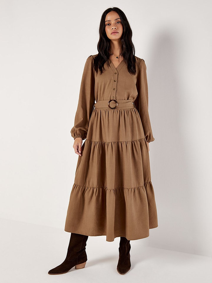 Apricot Spódnica w kolorze karmelowym rozmiar: XS