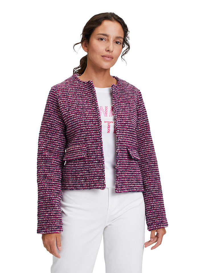 CARTOON Kurtka przejściowa w kolorze fioletowym rozmiar: 38