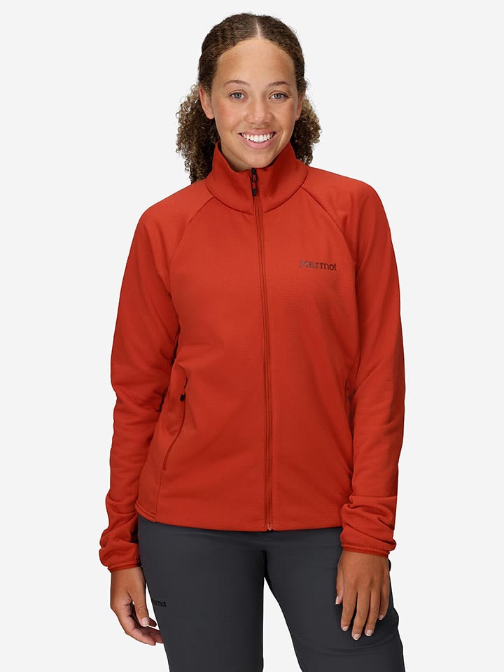 Marmot Kurtka polarowa "Leconte" w kolorze czerwonym rozmiar: L