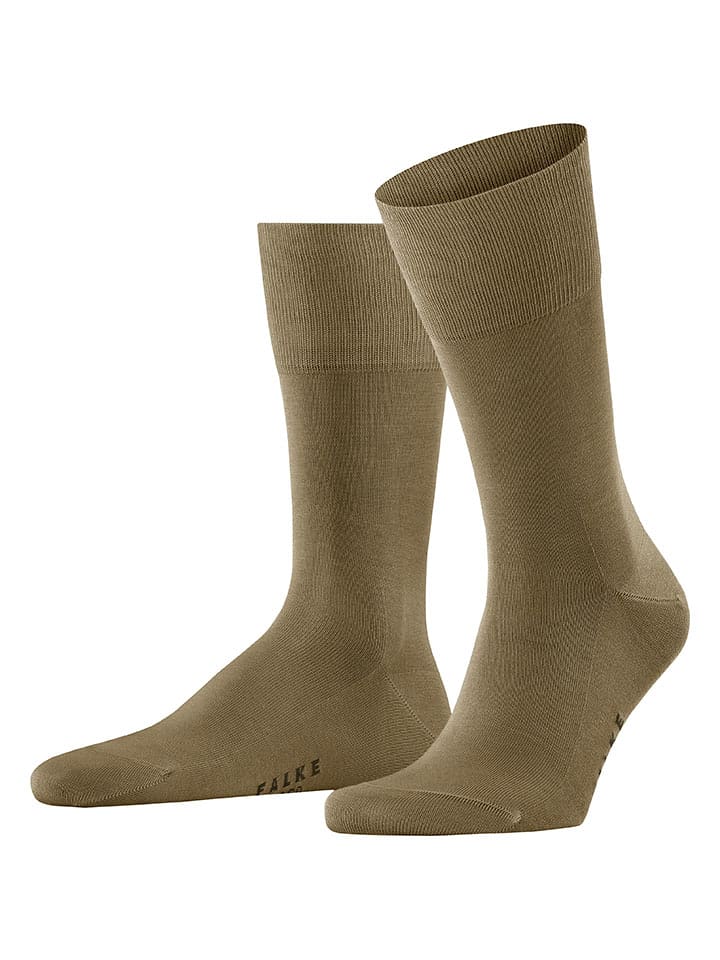 Falke Skarpety "Tiago" w kolorze khaki rozmiar: 43/44