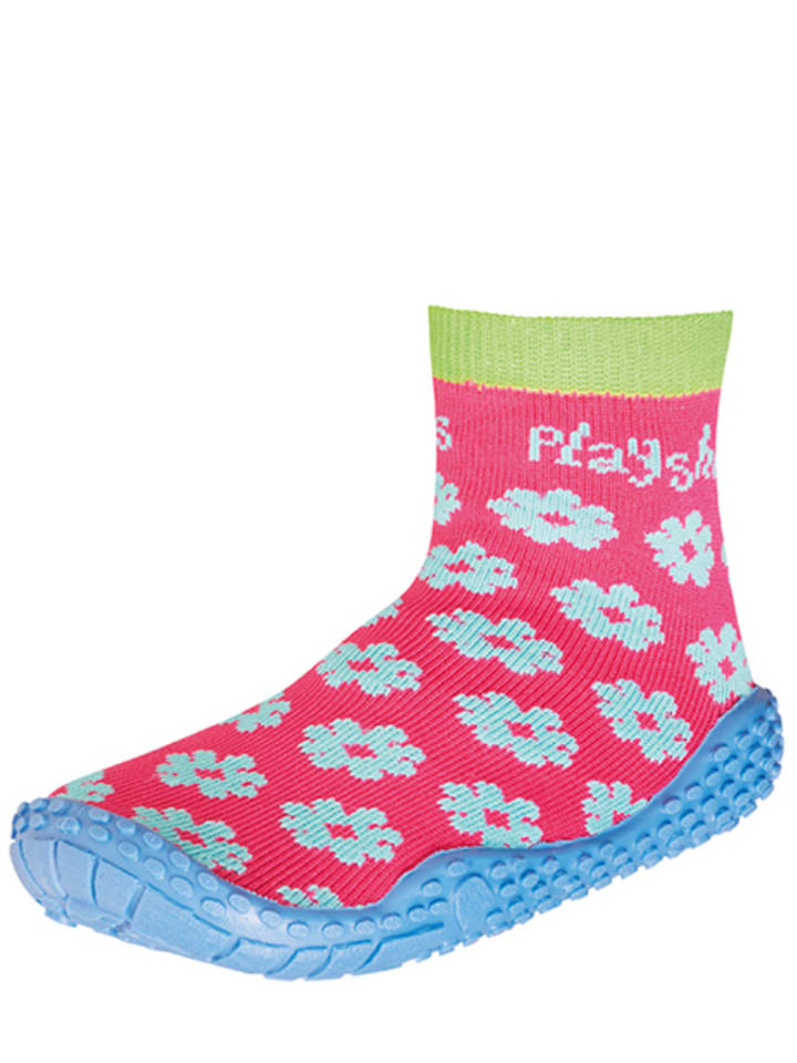 Playshoes Buty kąpielowe w kolorze różowo-błękitnym rozmiar: 28/29