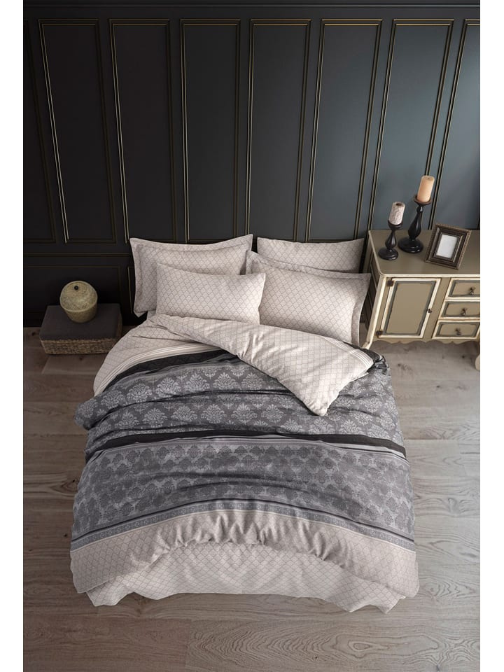 Elizabed Komplet pościeli w kolorze szarym rozmiar: 140x200 cm