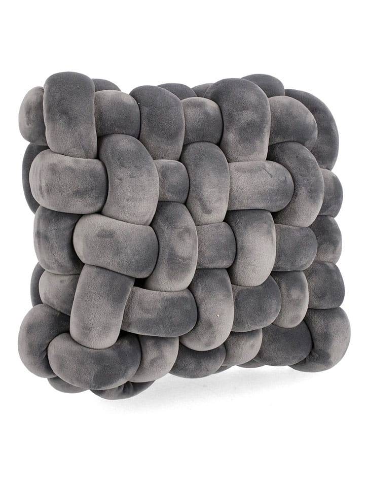 Bizzotto Poduszka "Entwine" w kolorze szarym - 30 x 30 cm rozmiar: onesize