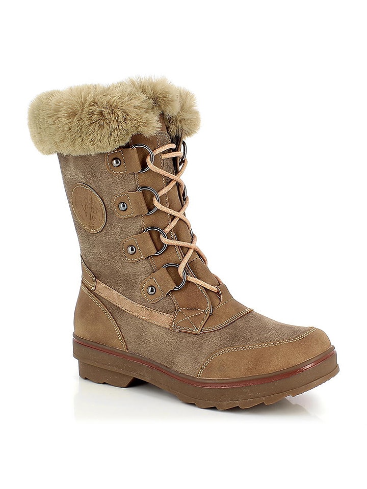 Kimberfeel Kozaki zimowe "Megeve" w kolorze jasnobrązowym rozmiar: 39