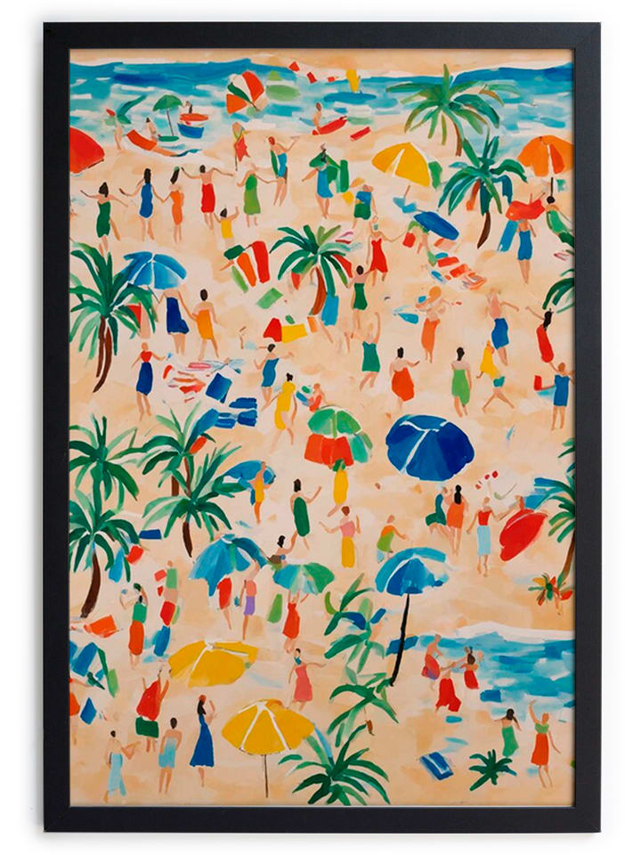 Madre Selva Druk artystyczny "Beach days" w ramce - 40 x 30 cm rozmiar: onesize