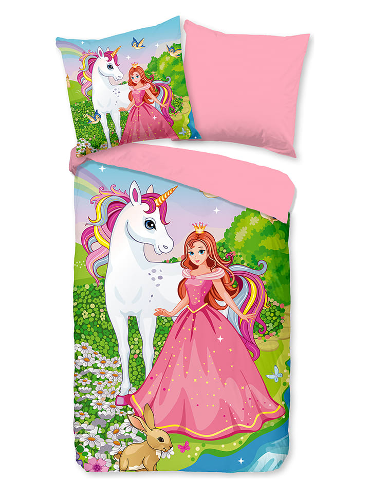 Good Morning Komplet pościeli "Fairytale" ze wzorem rozmiar: 140x220 cm