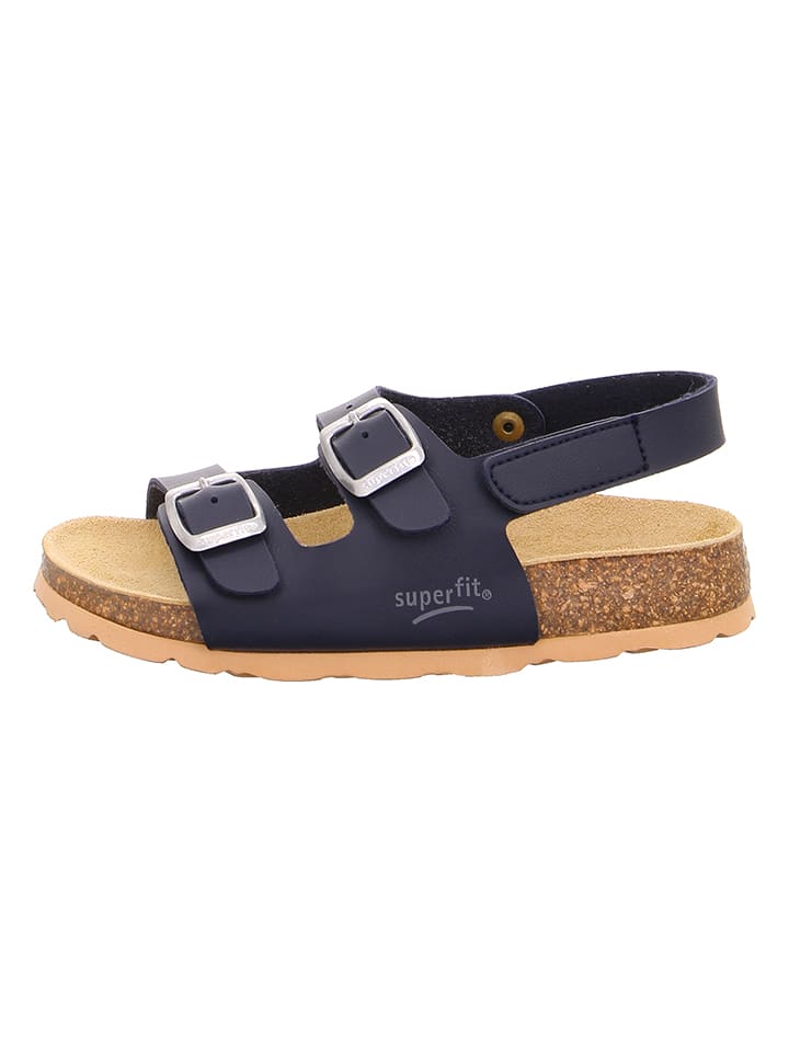 superfit Skórzane sandały w kolorze granatowym rozmiar: 29